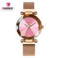 Reloj de Lujo CHENXI - Edición "Rhombus" con Cristal Facetado