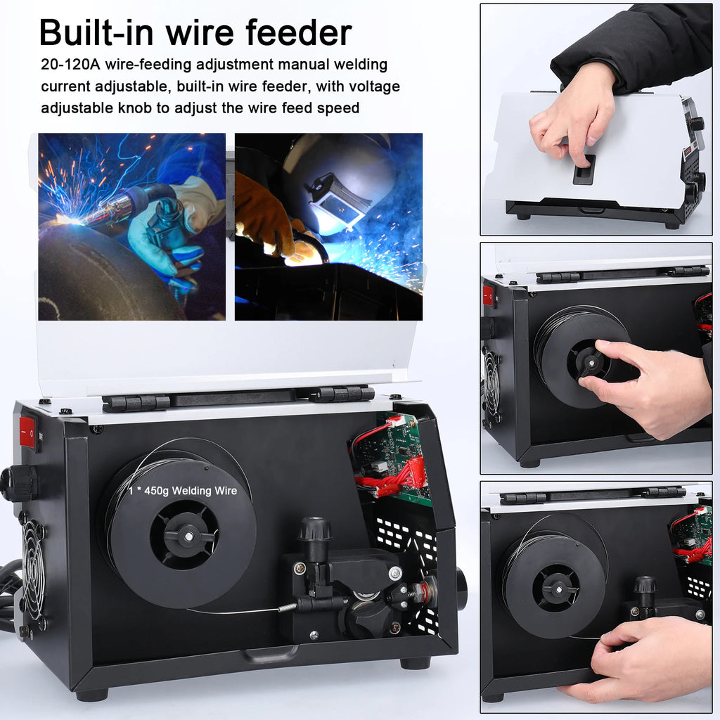 Soldadora Eléctrica 2 en 1 MIG + MMA – Uso Profesional 220V